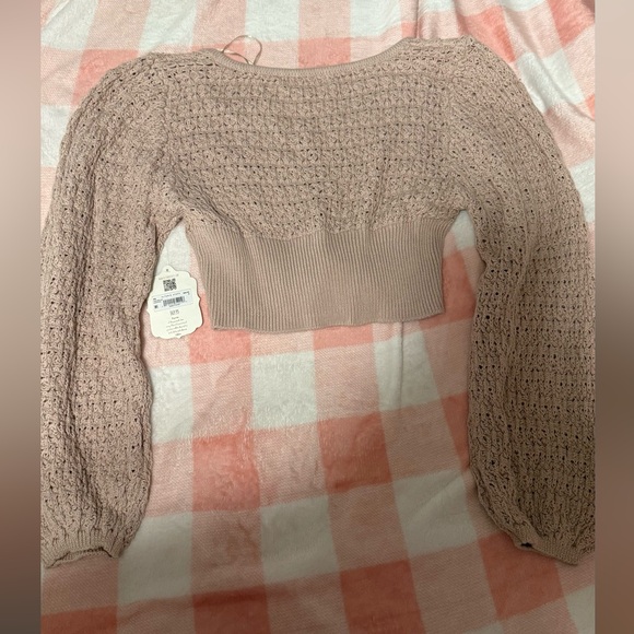 NWT Altar’d State Cropped Knit Sweater - Picture 5 of 5